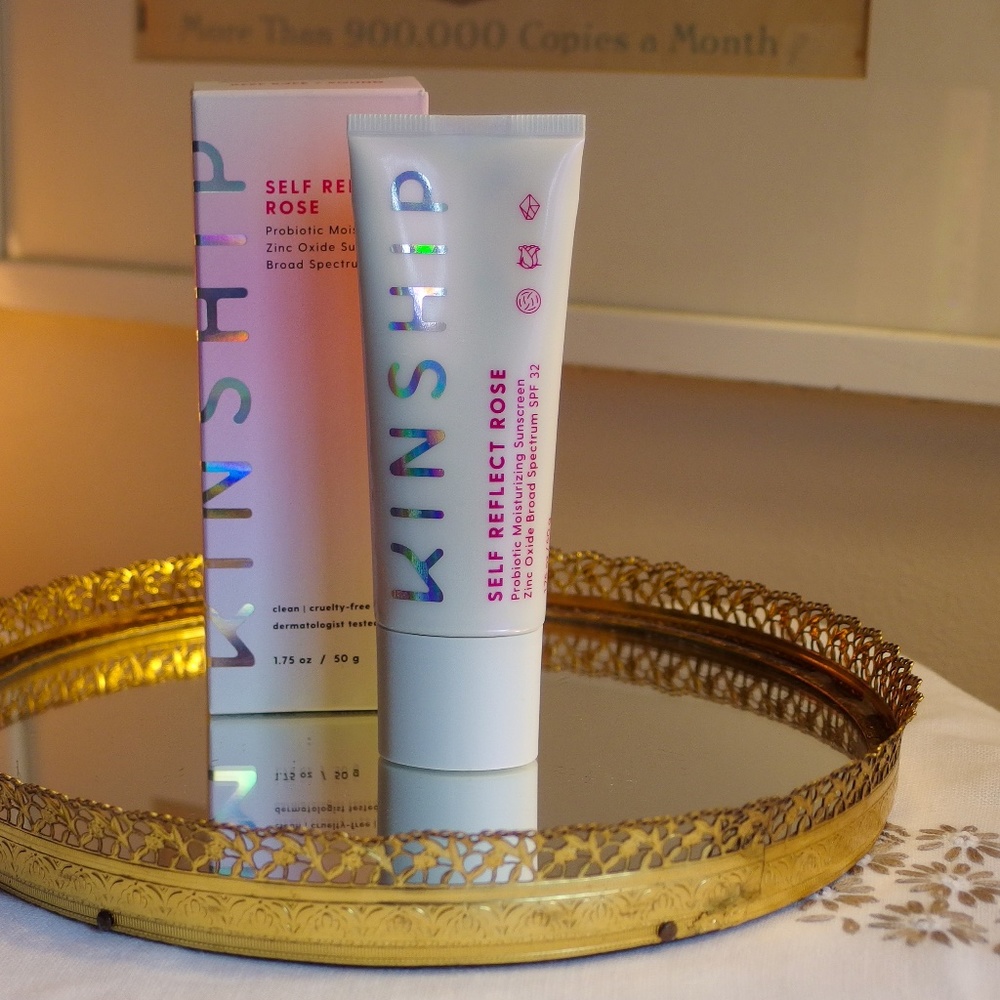 Kinship Self Reflect Rose Probiotic Moisturizing Sunscreen